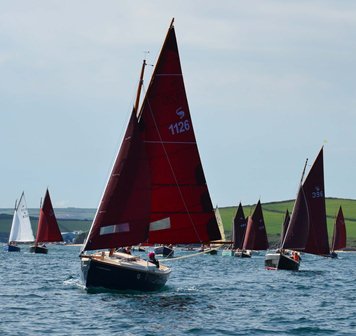 Cornish Crabbers Shrimper roller reefing furling system